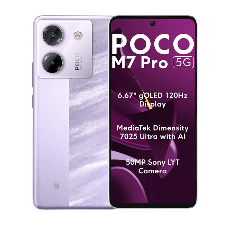 Picture of POCO M7 Pro 5G (8GB RAM, 256GB, Lavender Frost)